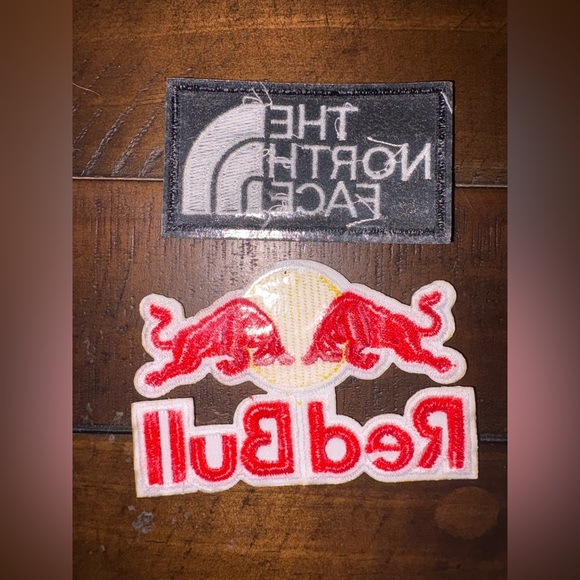 Redbull & North face iron on patches - Picture 2 of 2